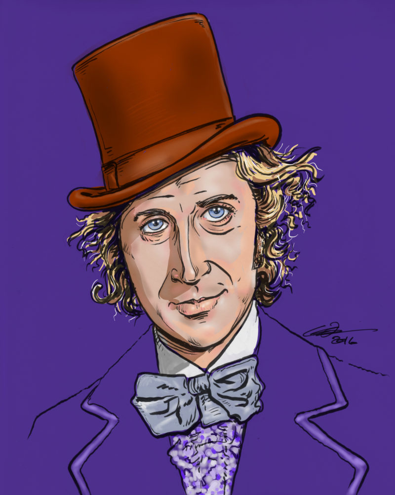 Willy Wonka GLENN HUGHES Art & Illustration